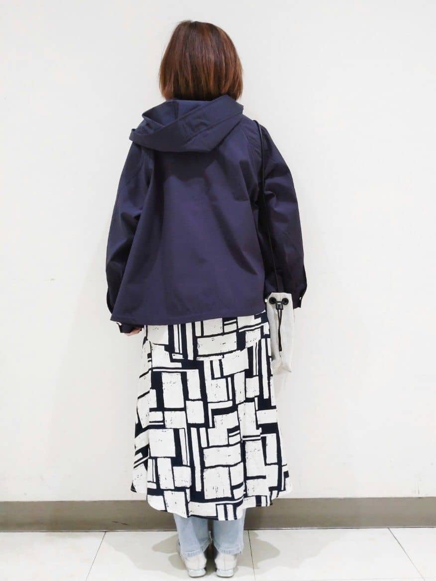 あらーさんの「OPAQUE.CLIP｜◆《SS-LLsize》撥水フードブルゾン【洗濯機洗い可／花粉対応】」を使ったコーディネート