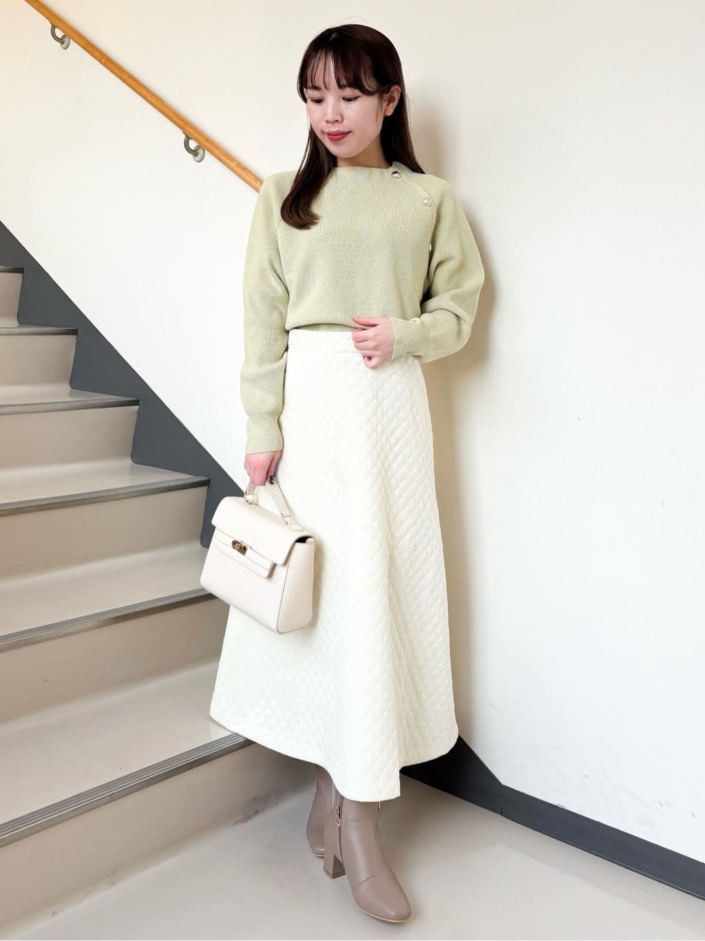 momoさんの「grove｜◆【雑誌掲載】カクシボフラップベルトショルダー【入卒対応可】」を使ったコーディネート