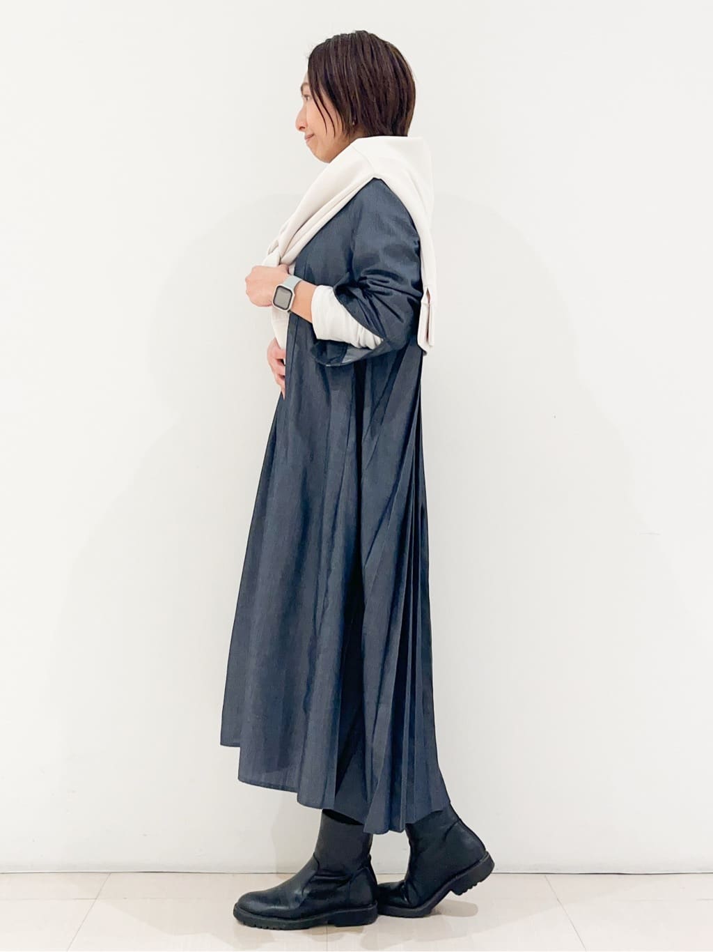 yuuco.さんの「grove｜◆サークルロゴ刺繍ダンボールスエット」を使ったコーディネート