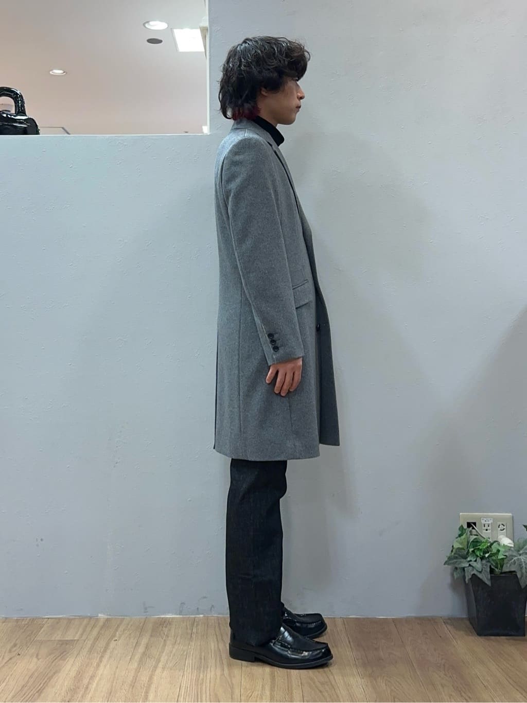 Uさんの「TAKEO KIKUCHI｜ウールカシミヤブレンド チェスターコート」を使ったコーディネート