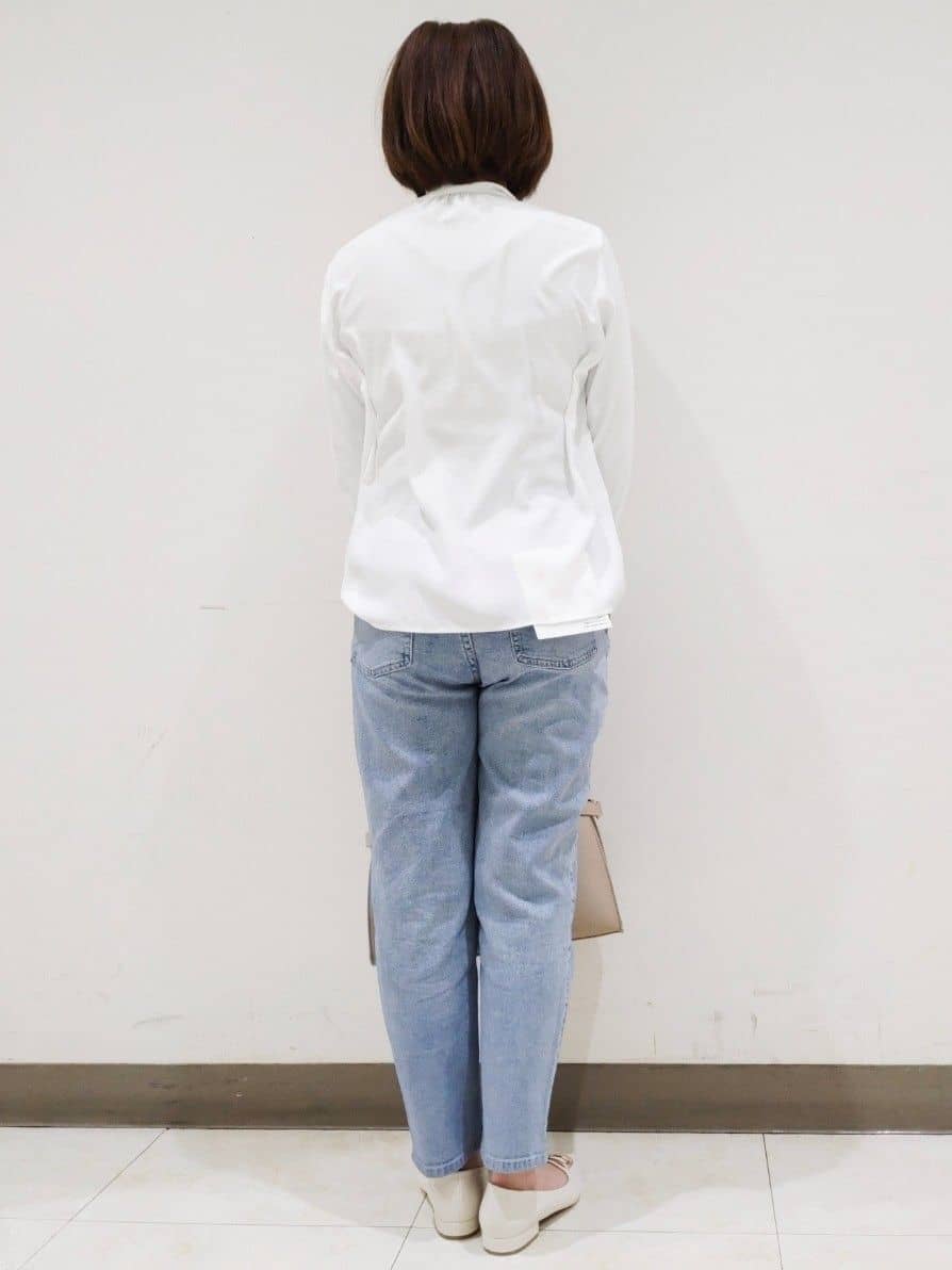 あらーさんの「OPAQUE.CLIP｜◆《通勤対応》ボウタイブラウス【洗濯機洗い可】」を使ったコーディネート
