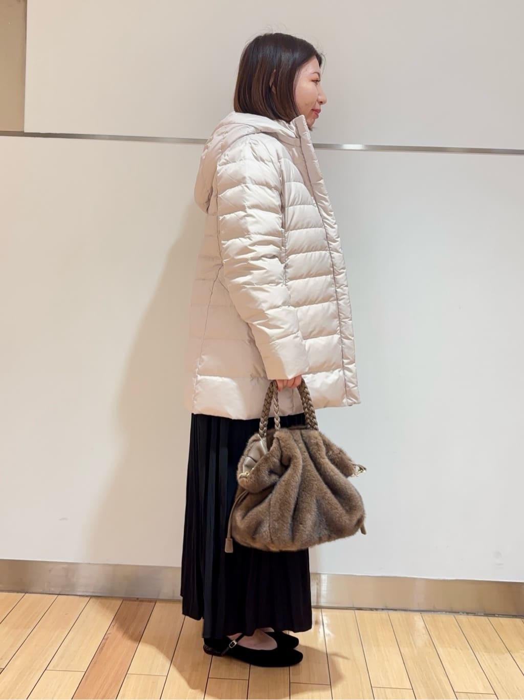 MIKIKOさんの「UNTITLED｜◆【洗える/体型カバー】コットンウールプルオーバーニット」を使ったコーディネート