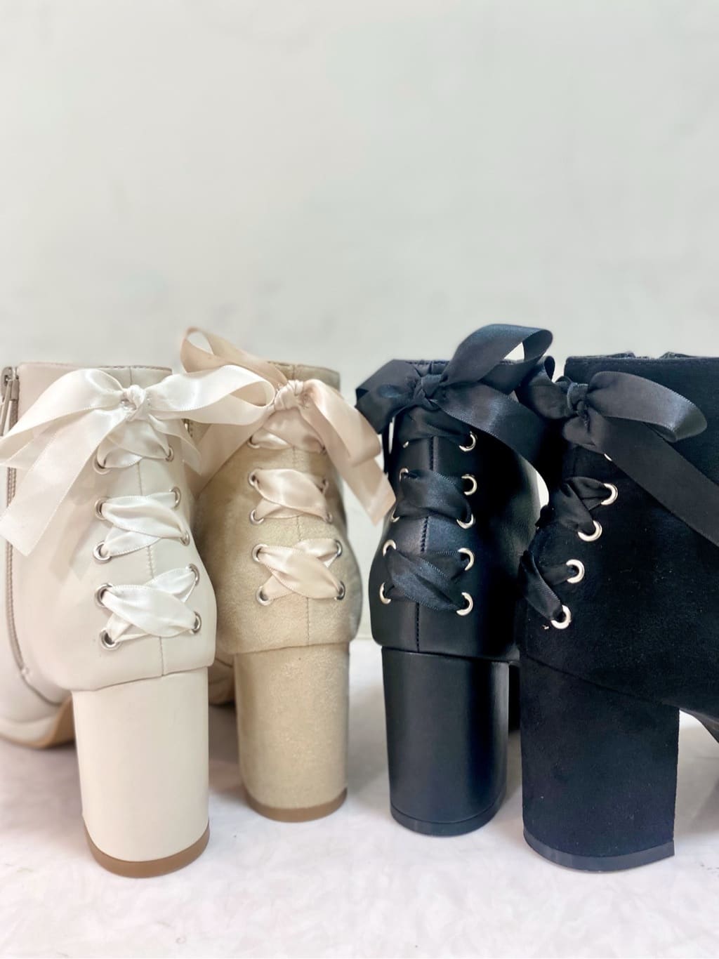 sakiさんの「ESPERANZA｜バックリボンレースアップブーツ」を使ったコーディネート