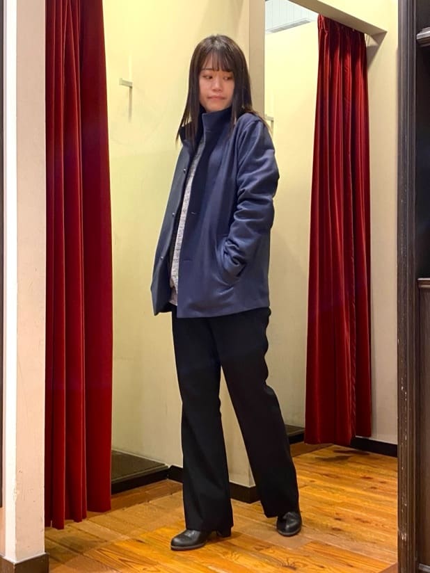 かわぴーさんの「TAKEO KIKUCHI｜【DOWN FABRIC】ダウンファブリック スタンドカラーブルゾン」を使ったコーディネート