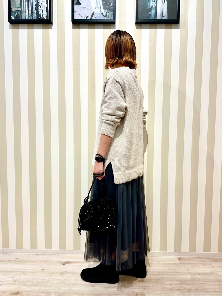 Hanさんの「SHOO･LA･RUE｜◆【セレモニーからデイリーまで】女性らしさあふれる チュールスカート」を使ったコーディネート
