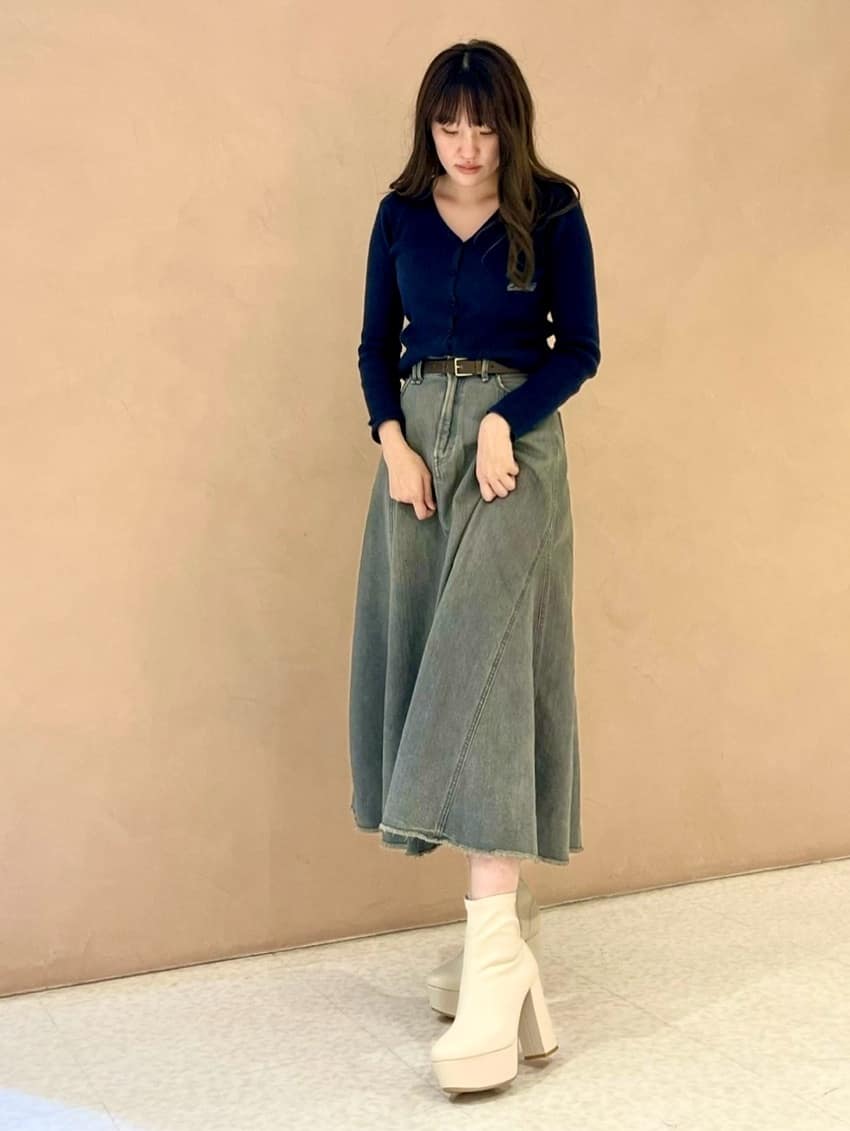 Oさんの「ESPERANZA｜ラク盛りショートブーツ」を使ったコーディネート