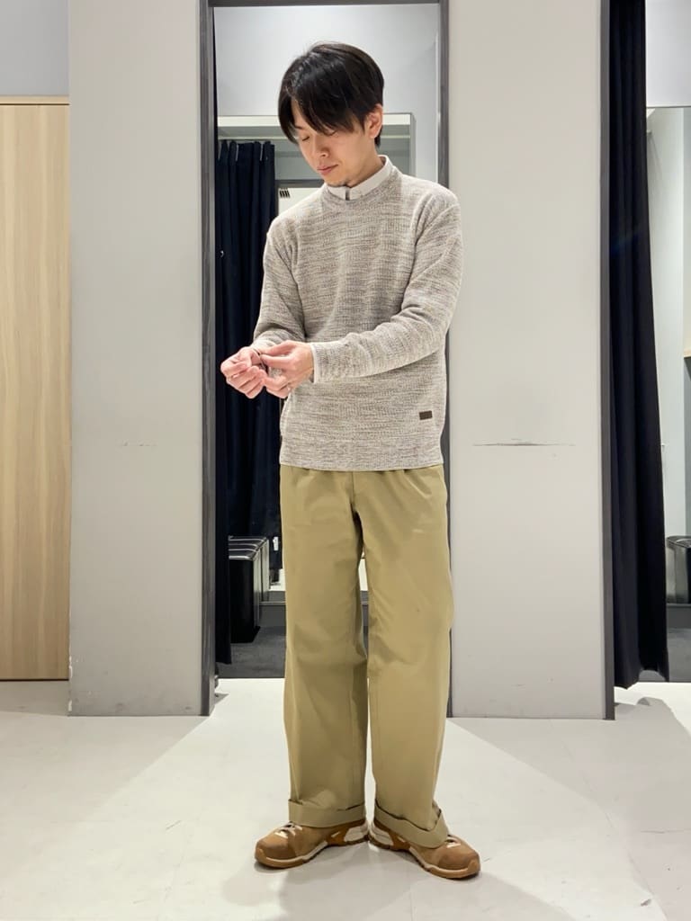 わいずみさんの「TAKEO KIKUCHI｜【DOWN FABRIC】ダウンファブリック スタンドカラーブルゾン」を使ったコーディネート