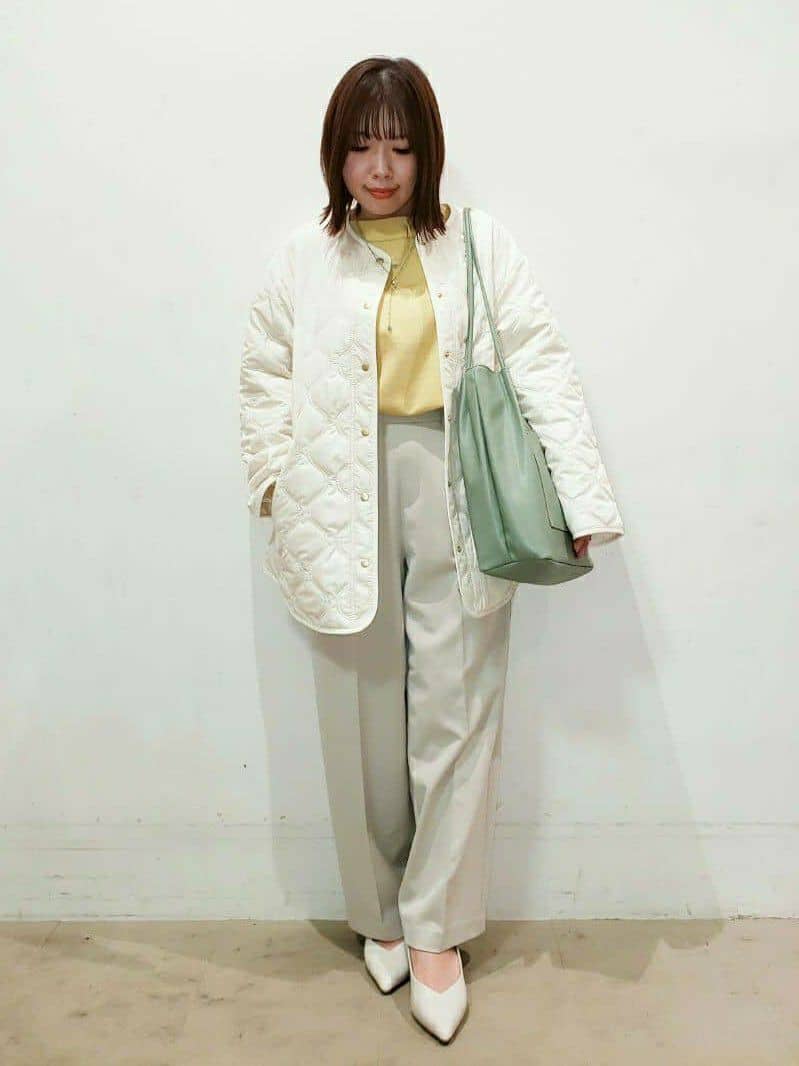 TSUCHIYAさんの「SHOO･LA･RUE｜◆【S-LL/撥水】さっと羽織れる 大人が着たい キルトジャケット」を使ったコーディネート
