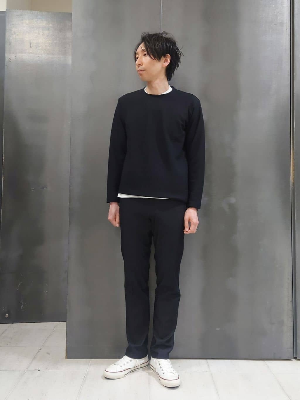 kawamuさんの「TAKEO KIKUCHI｜【360&deg;ストレッチ／セットアップ対応】None Of Stress パンツ」を使ったコーディネート