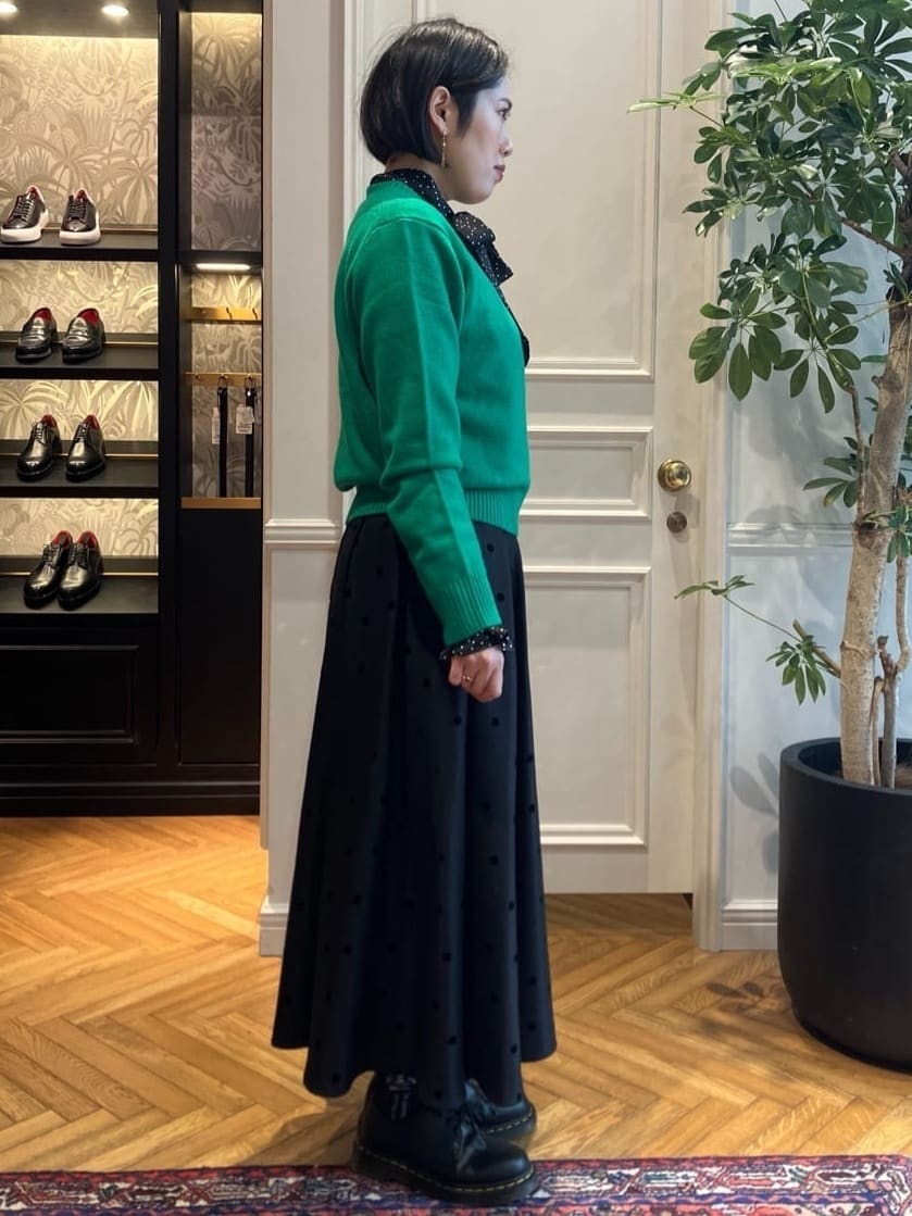konominさんの「DRESSTERIOR｜スパンコール2WAY巾着バッグ」を使ったコーディネート