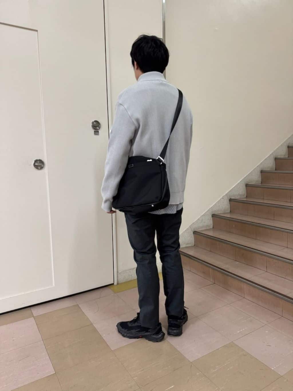 あきやまさんの「TAKEO KIKUCHI｜【Made in JAPAN】播州織 ヘリンボン ストレート パンツ」を使ったコーディネート