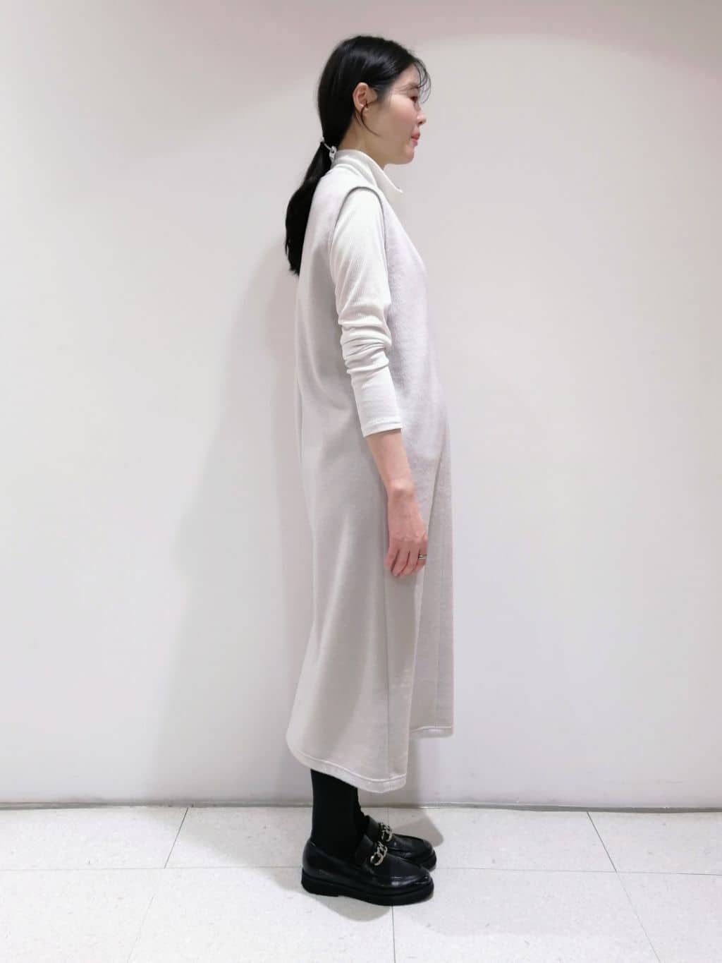 ayanoさんの「INDIVI｜◆ランダム淡水パール2連ネックレス」を使ったコーディネート