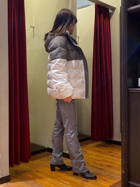 かわぴーさんの「TAKEO KIKUCHI｜【Made in JAPAN】播州織 ヘリンボン ストレート パンツ」を使ったコーディネート