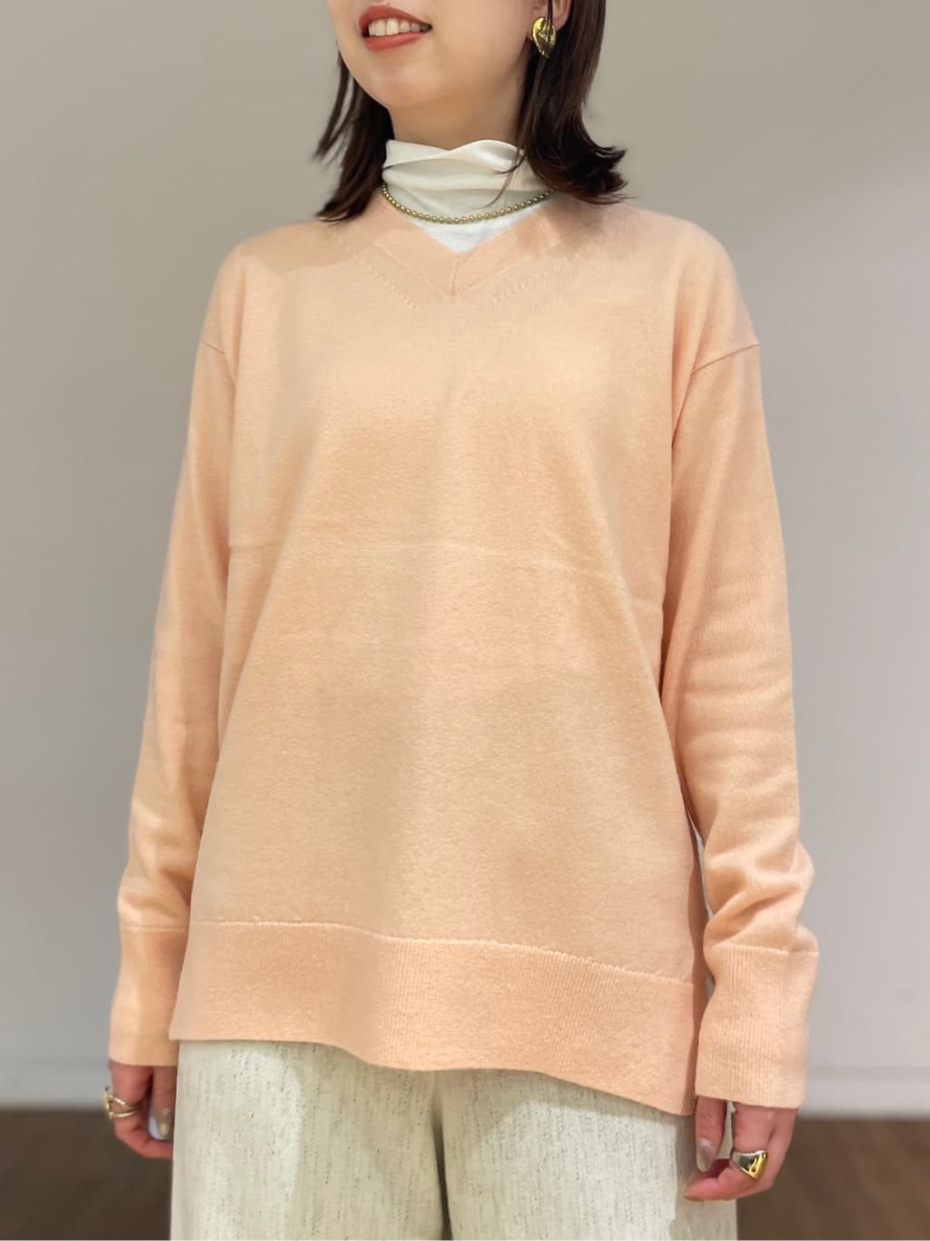 ねねさんの「INDIVI｜◆【合皮／フォーマル】ショルダー付きスクエアバッグ」を使ったコーディネート