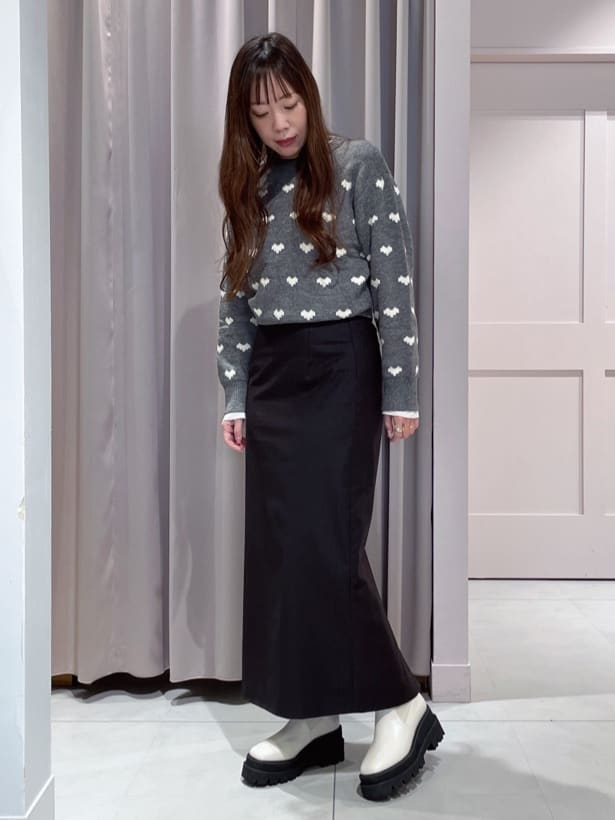 maiさんの「ESPERANZA｜ニットロングブーツ」を使ったコーディネート