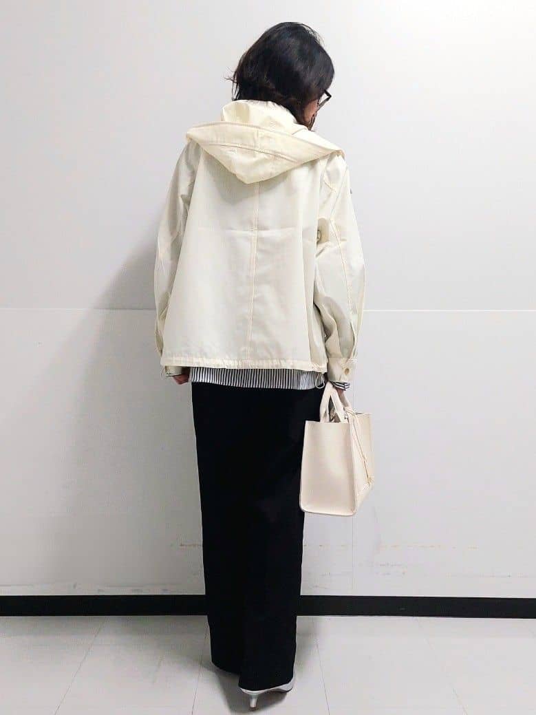 くまみさんの「OPAQUE.CLIP｜◆《SS-LLsize》撥水フードブルゾン【洗濯機洗い可／花粉対応】」を使ったコーディネート