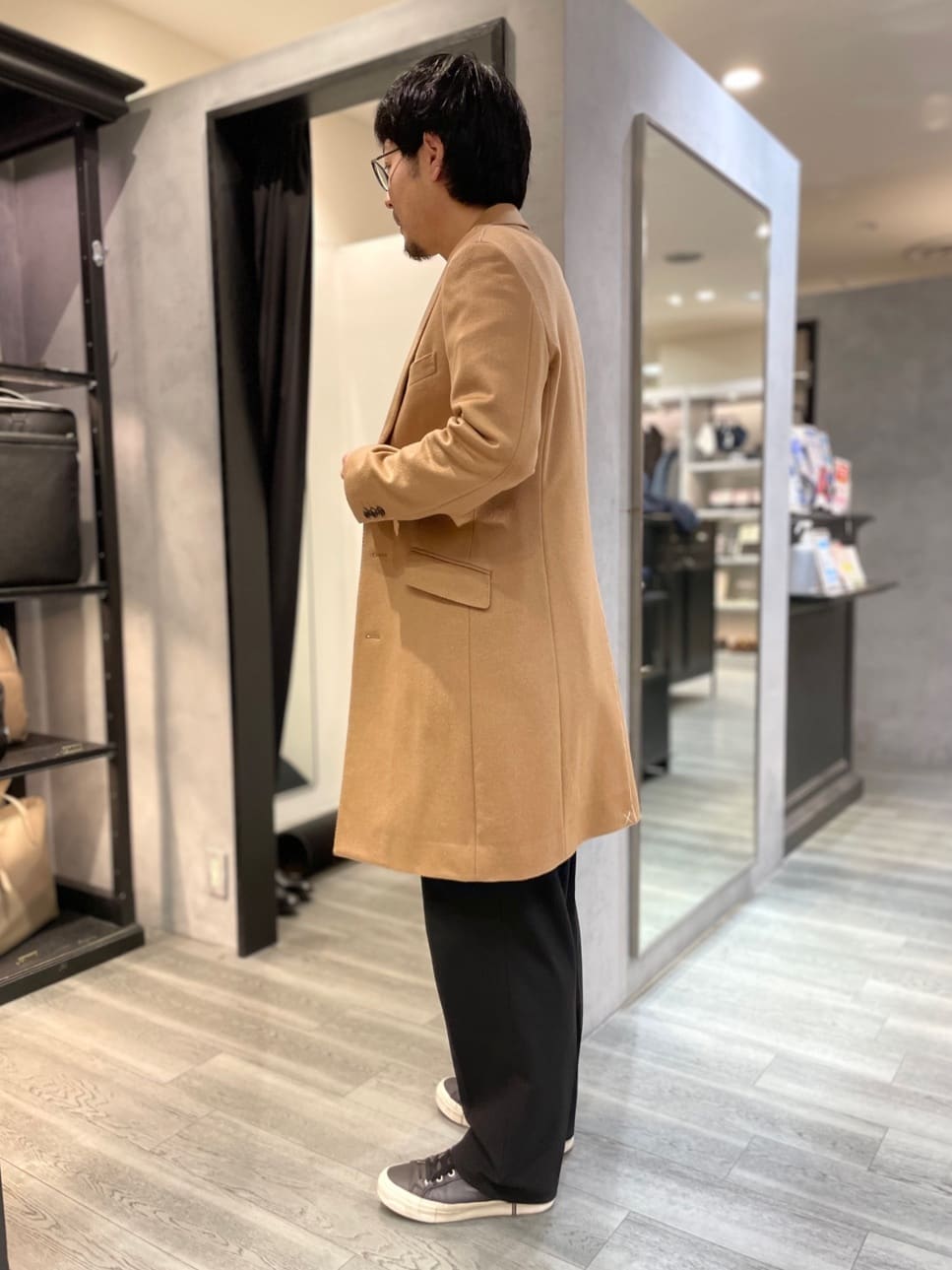 ritoさんの「TAKEO KIKUCHI｜ウールカシミヤブレンド チェスターコート」を使ったコーディネート