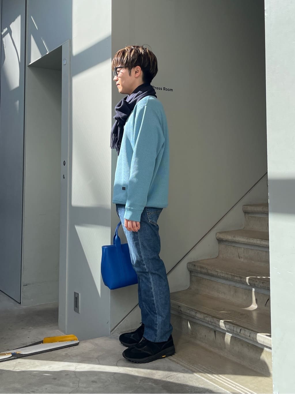 Namikiさんの「TAKEO KIKUCHI｜【モンスターストレッチ】日本製 ウォッシュド デニムパンツ」を使ったコーディネート