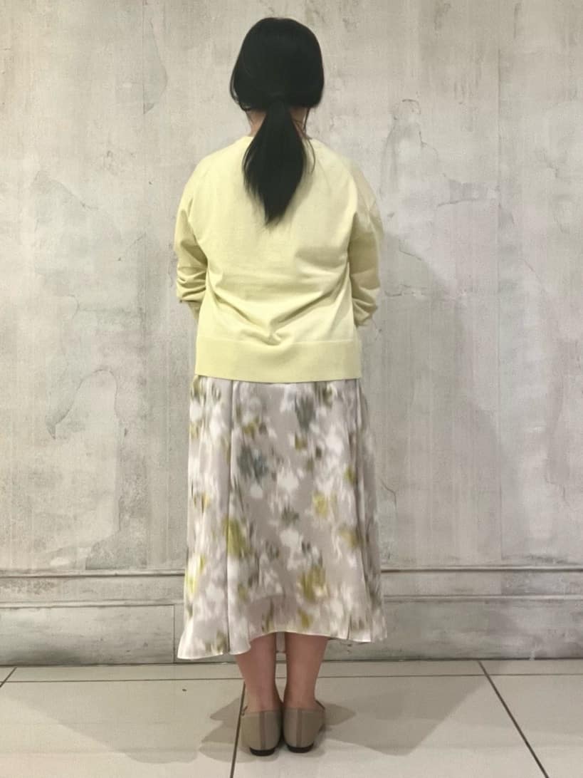 Mizukiさんの「UNTITLED｜◆【洗える/オンオフ使える】袖リブスリットストレッチニット」を使ったコーディネート
