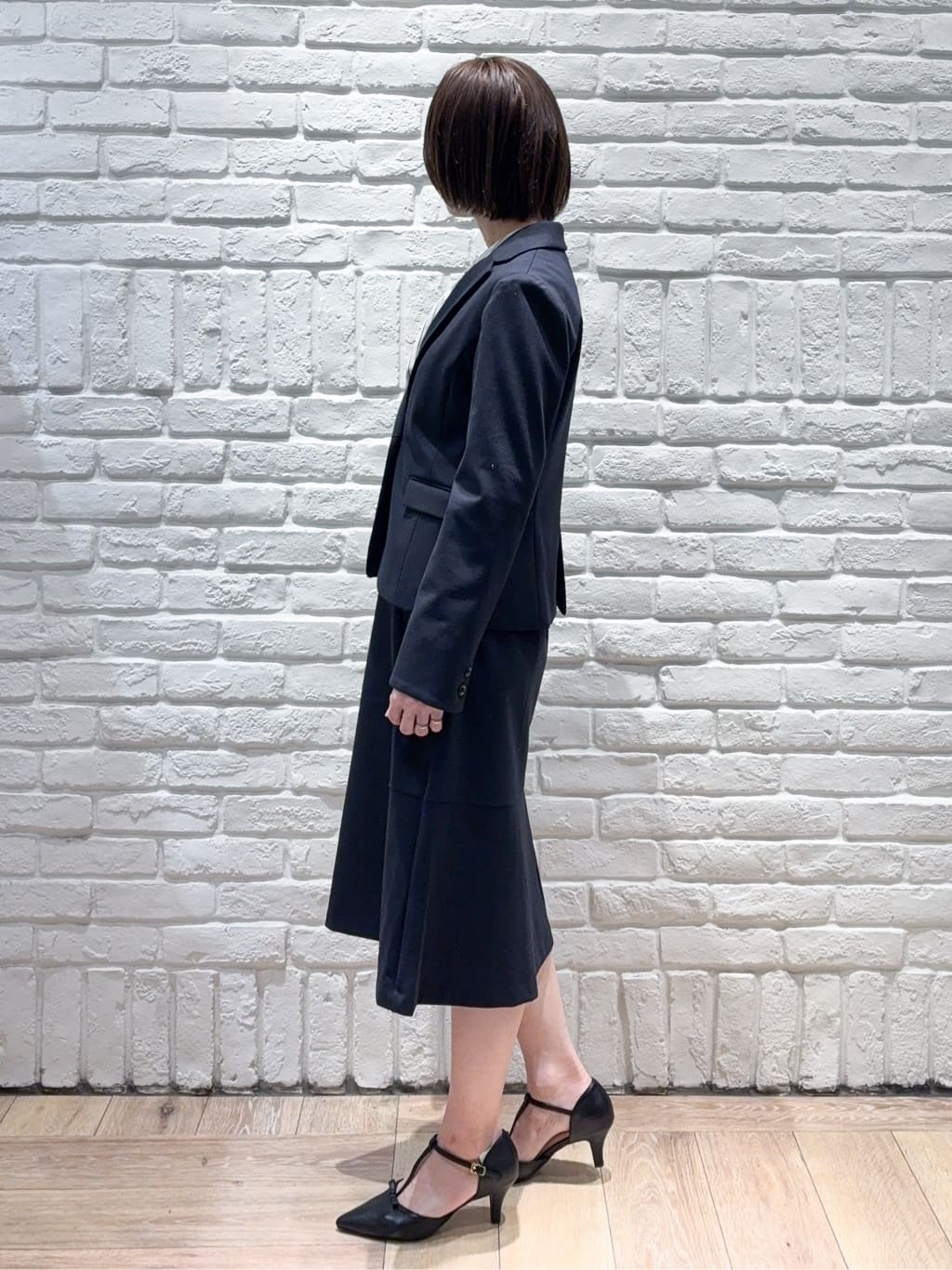 yさんの「index｜《5色展開／XS-LLサイズ》ストレッチテーラードジャケット／セットアップ対応【イージーアイロン】」を使ったコーディネート