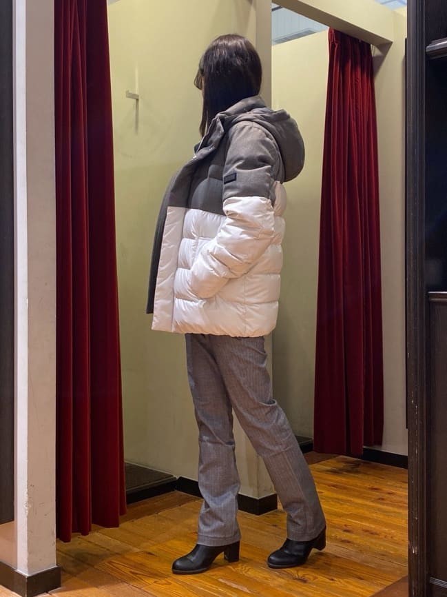 かわぴーさんの「TAKEO KIKUCHI｜【Made in JAPAN】播州織 ヘリンボン ストレート パンツ」を使ったコーディネート