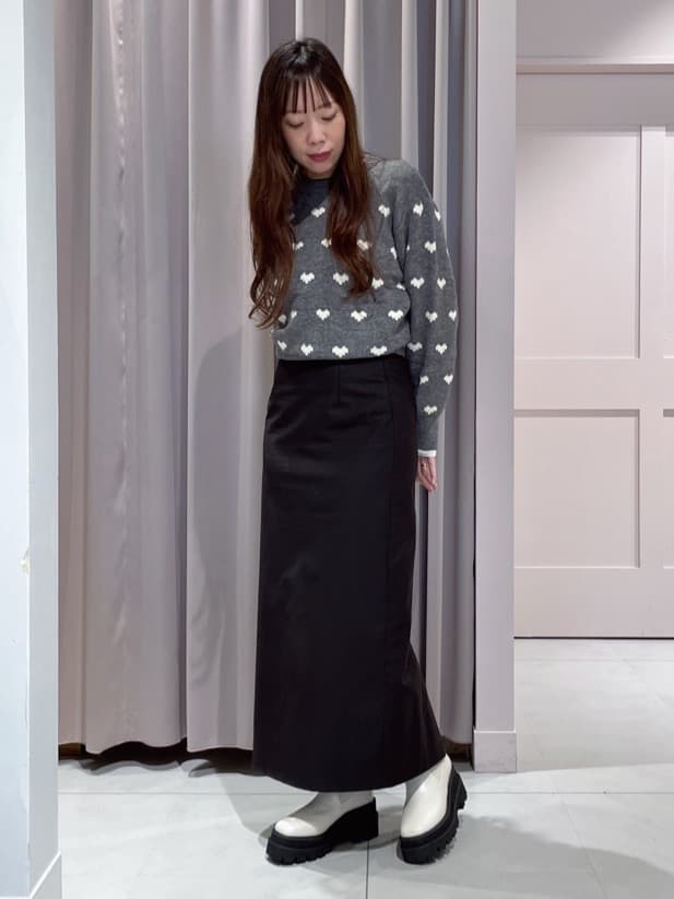 maiさんの「ESPERANZA｜ニットロングブーツ」を使ったコーディネート