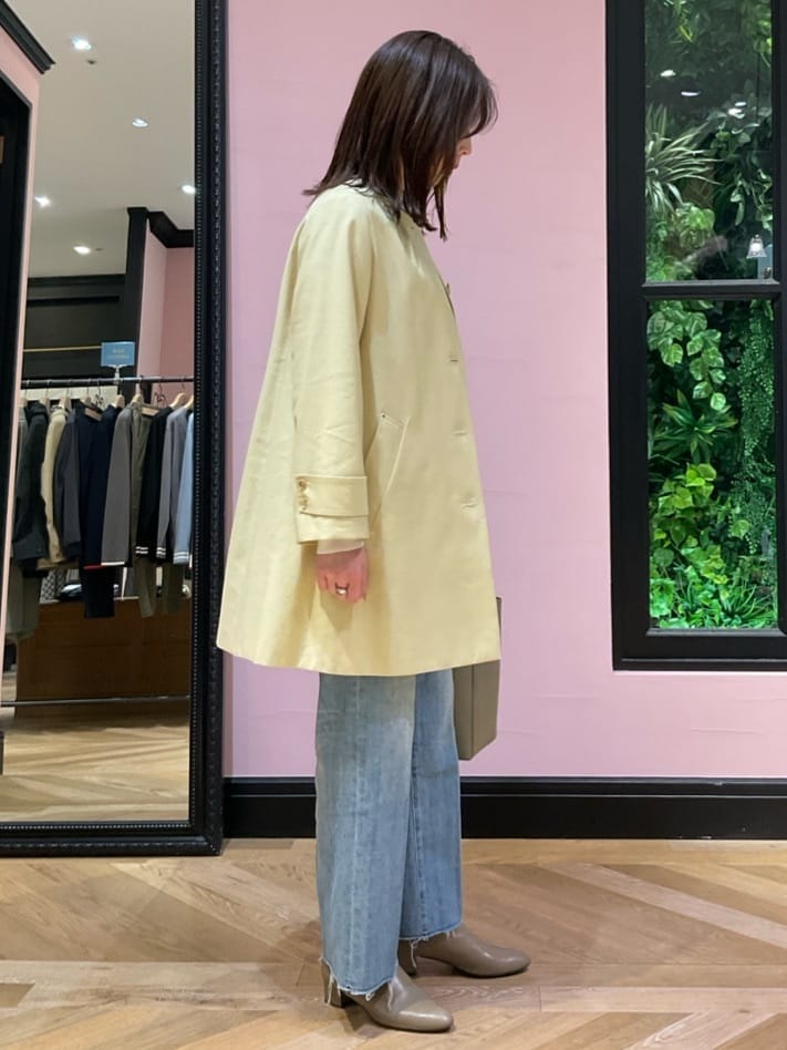 maruさんの「DRESSTERIOR｜◆スクエアシュリンクレザー トートバッグ」を使ったコーディネート