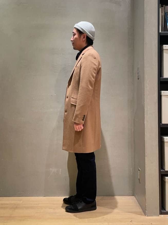 IMAIさんの「TAKEO KIKUCHI｜ウールカシミヤブレンド チェスターコート」を使ったコーディネート