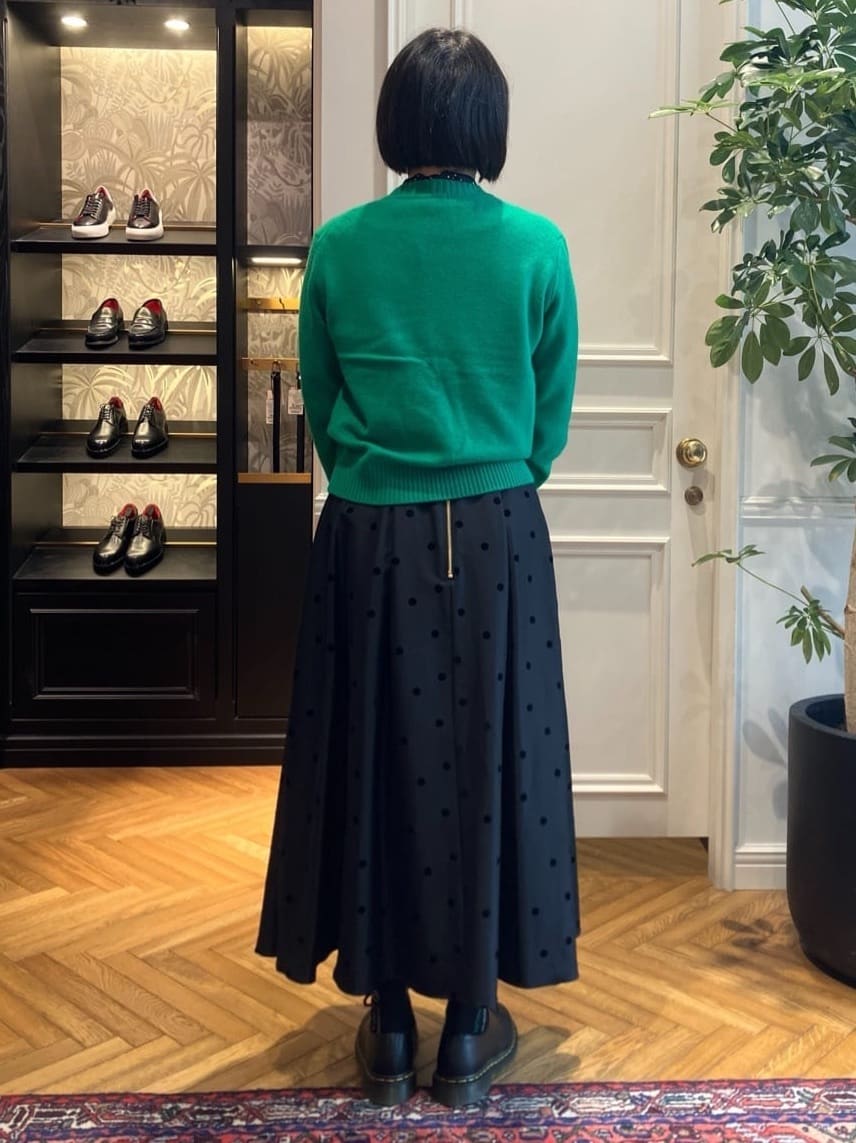 konominさんの「DRESSTERIOR｜スパンコール2WAY巾着バッグ」を使ったコーディネート