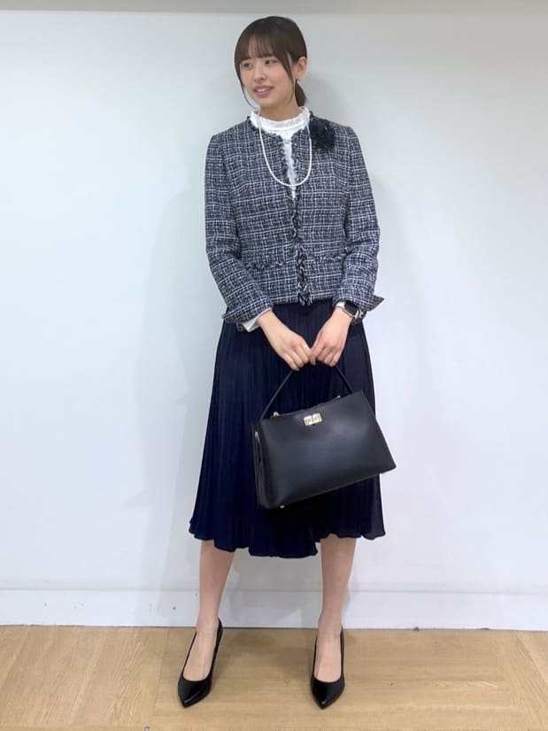 yukaさんの「UNTITLED｜【追加6/日本製】2連フェイクパールネックレス」を使ったコーディネート