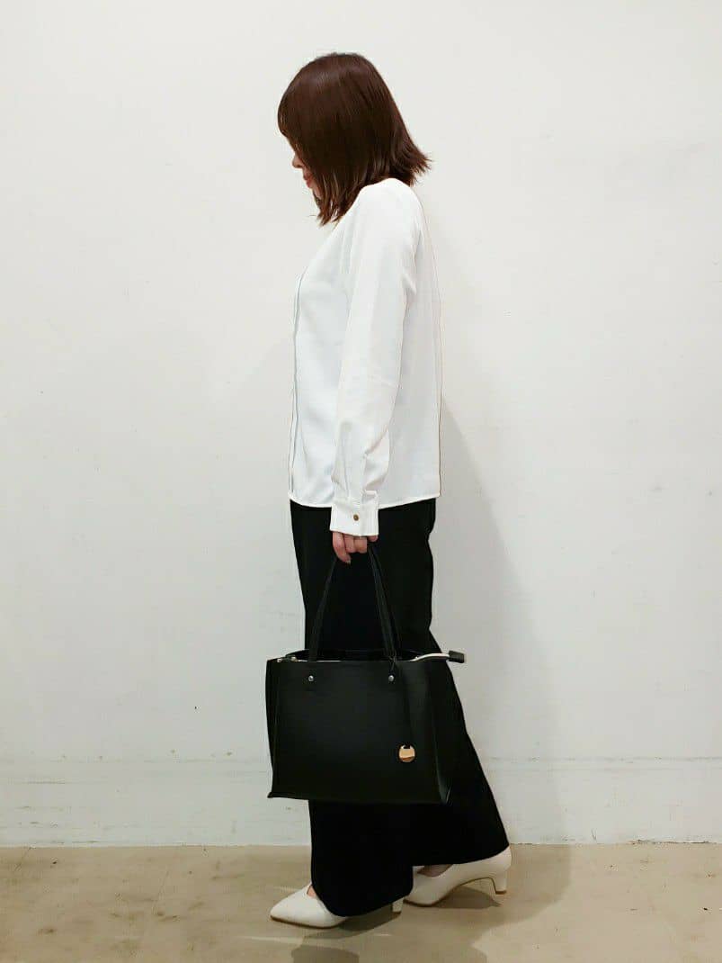 TSUCHIYAさんの「SHOO･LA･RUE｜◆【S-3L】セレモニーからデイリーにも 軽くて柔らかくて着心地の良い カットツイードジャケット」を使ったコーディネート