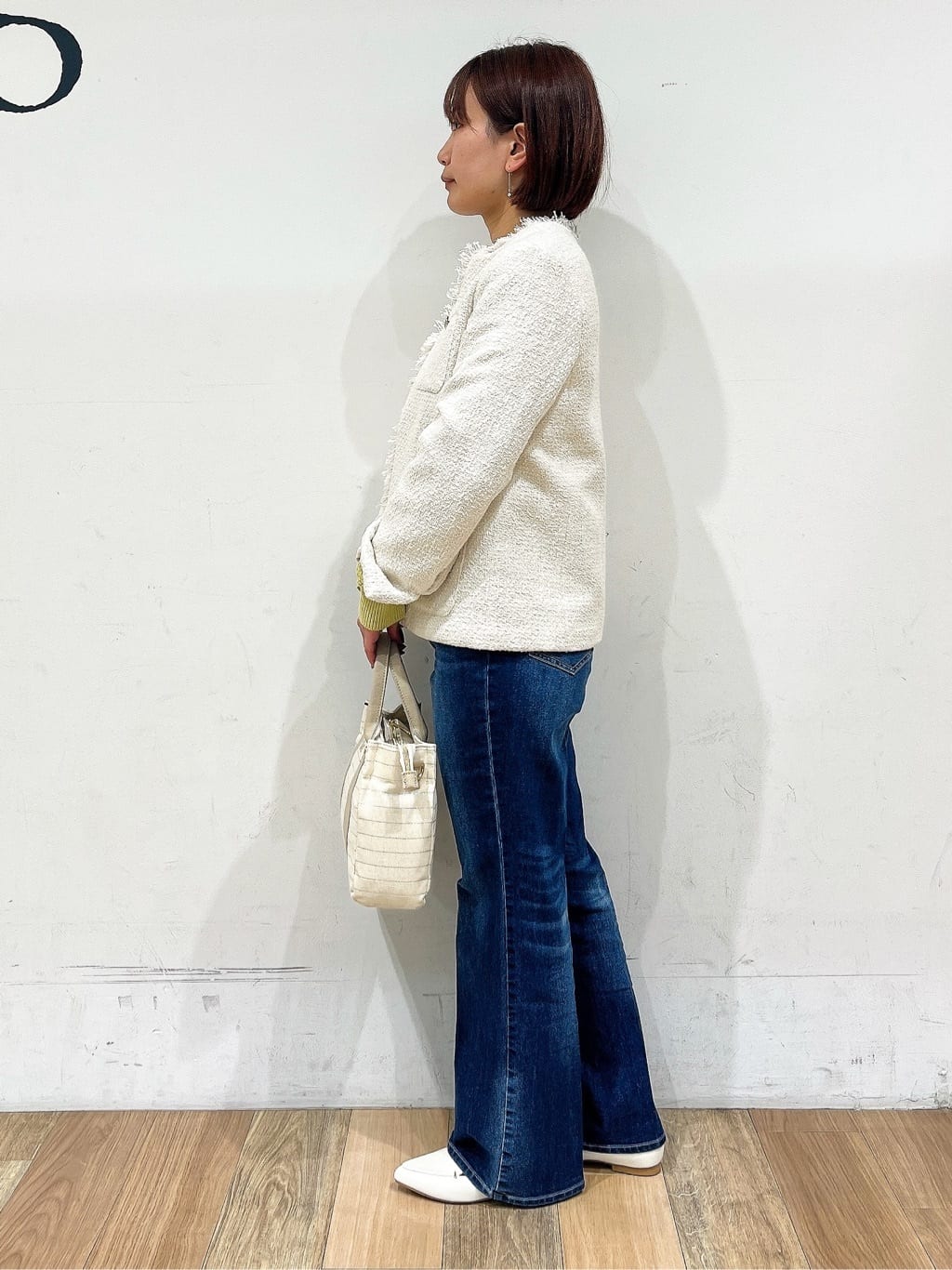山さんさんの「grove｜メタルパーツローファーパンプス【晴雨兼用】」を使ったコーディネート