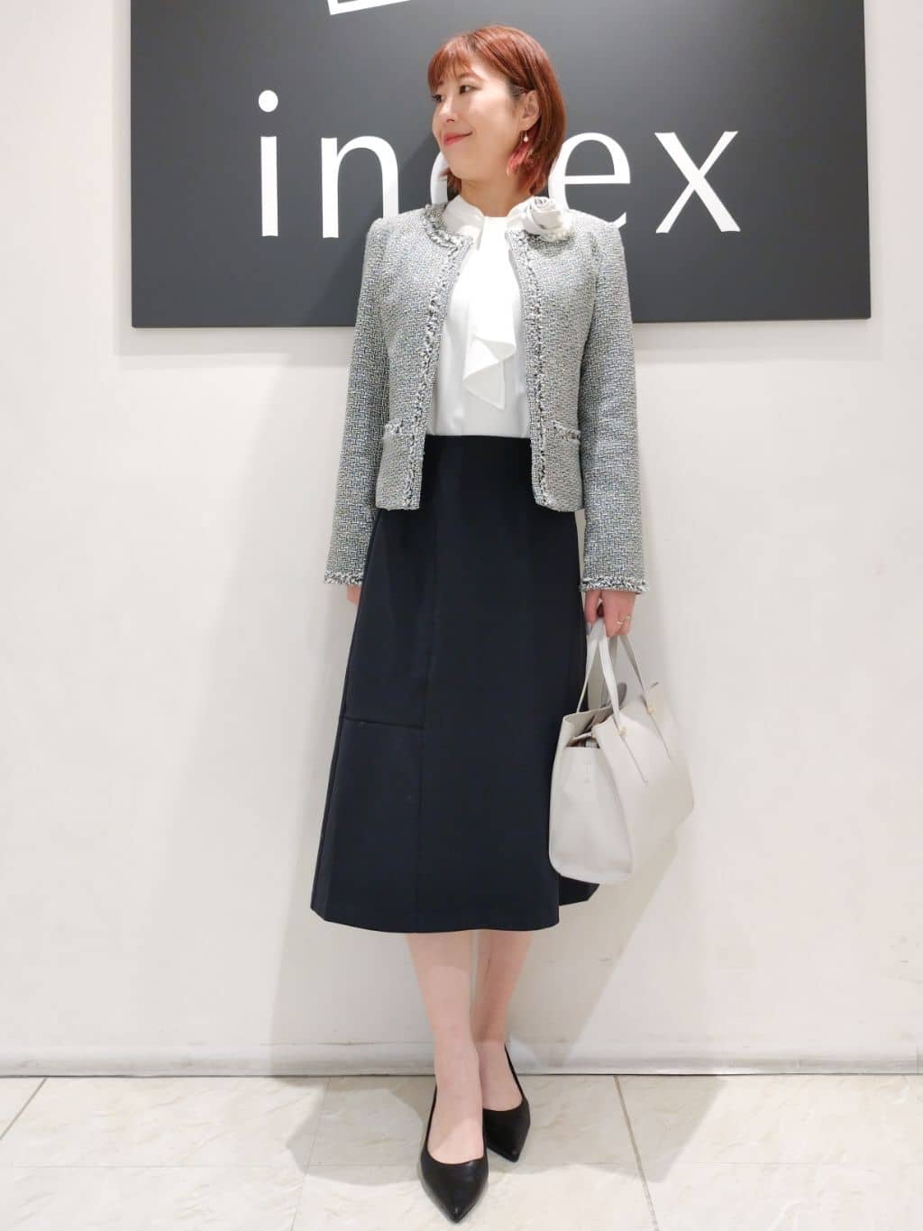 n.さんの「index｜◆【2WAY】フロントバースクエアデザインミドルバッグ」を使ったコーディネート