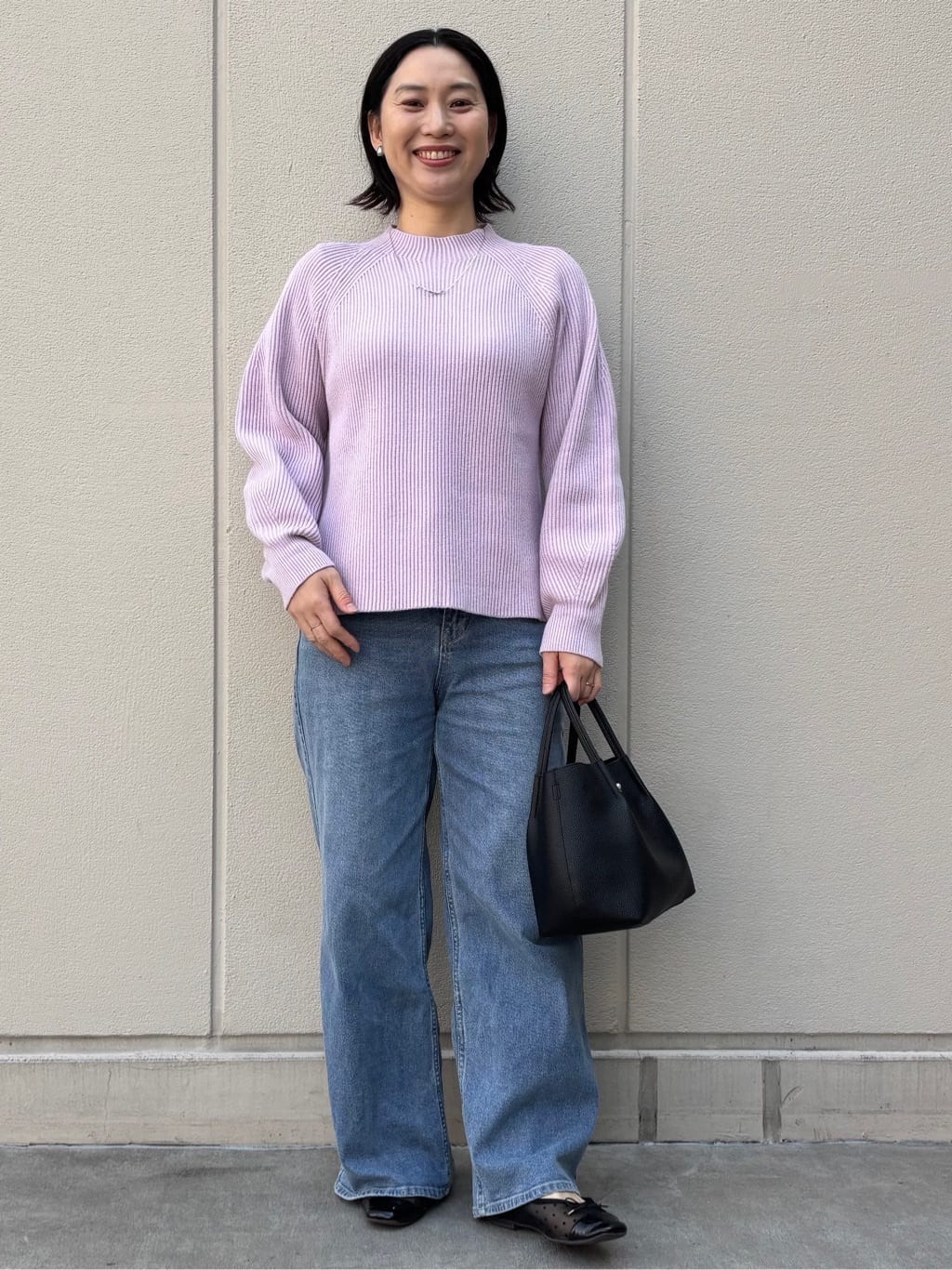 mhさんの「OPAQUE.CLIP｜【定番/6color】名品フラットバレエシューズ」を使ったコーディネート