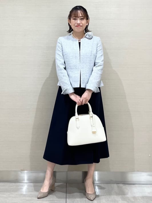 なつよさんの「UNTITLED｜【追加6/日本製】2連フェイクパールネックレス」を使ったコーディネート