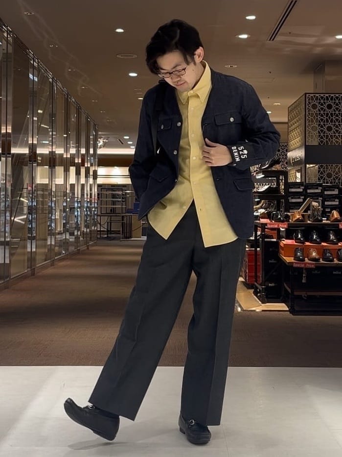 ジュンさんの「TAKEO KIKUCHI｜【Sサイズ～】ラスタウォーカー ボタンダウンシャツ」を使ったコーディネート
