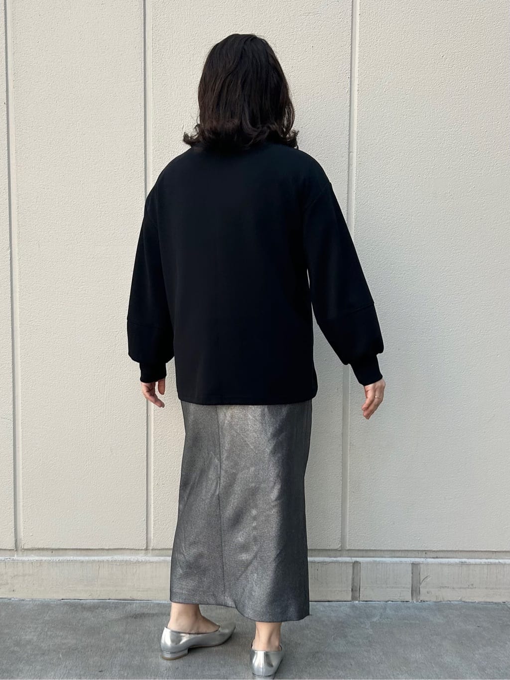 naomiさんの「OPAQUE.CLIP｜◆ボリュームスリーブトップス【洗濯機洗い可】」を使ったコーディネート