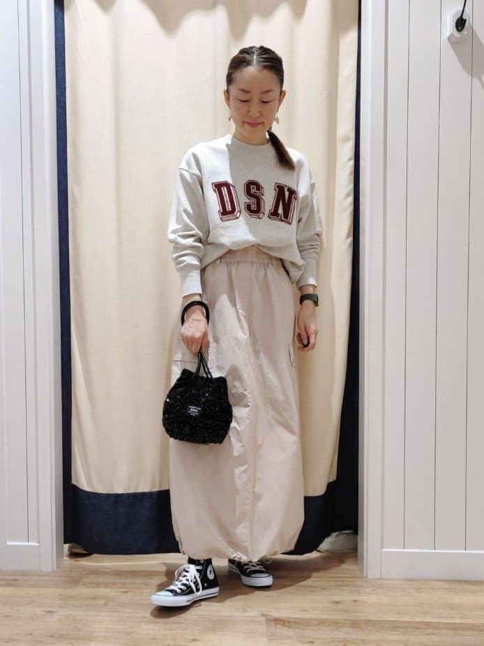 toyaさんの「Dessin｜◆【軽量】スパンコールミニショルダー」を使ったコーディネート