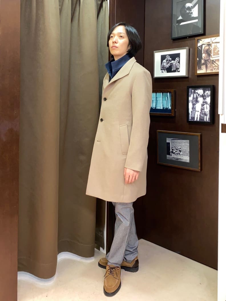 コバヤシさんの「TAKEO KIKUCHI｜【Made in JAPAN】播州織 ヘリンボン ストレート パンツ」を使ったコーディネート