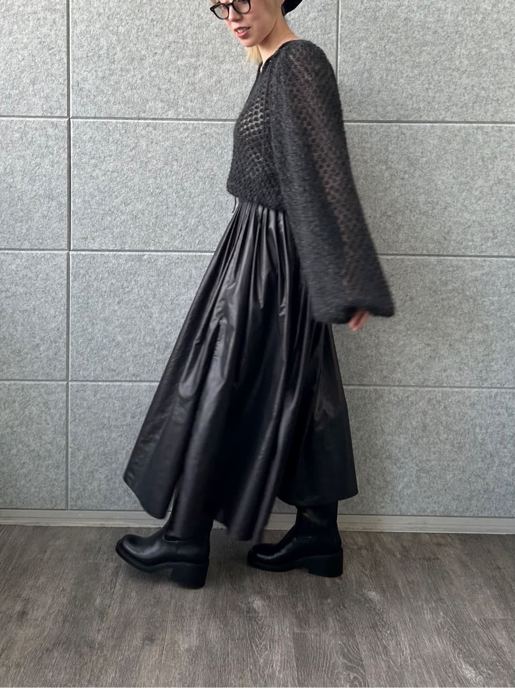 honoka Aさんの「CODE A｜2way sheer mohair pullover」を使ったコーディネート