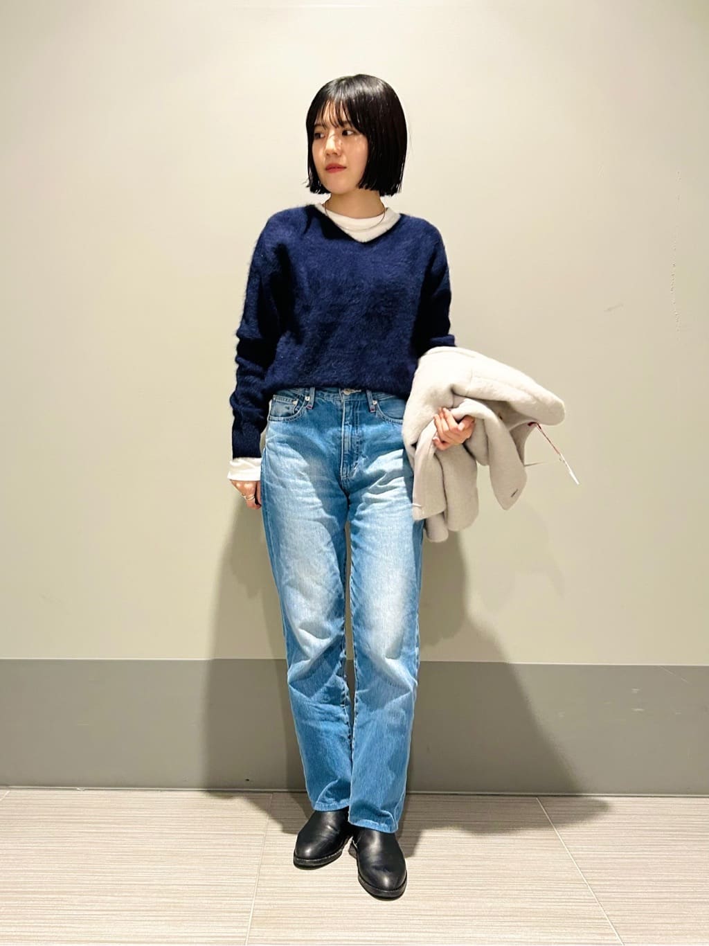 cocoさんの「DRESSTERIOR｜【ウォッシャブル】テーパードコンフォートデニム」を使ったコーディネート