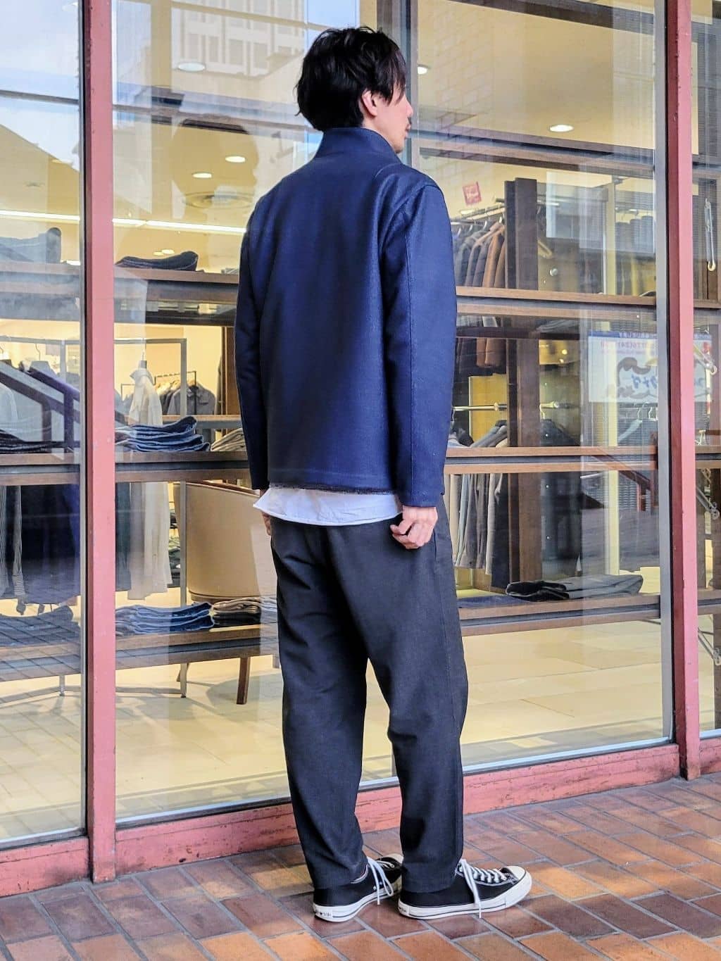 piroyaさんの「TAKEO KIKUCHI｜【DOWN FABRIC】ダウンファブリック スタンドカラーブルゾン」を使ったコーディネート