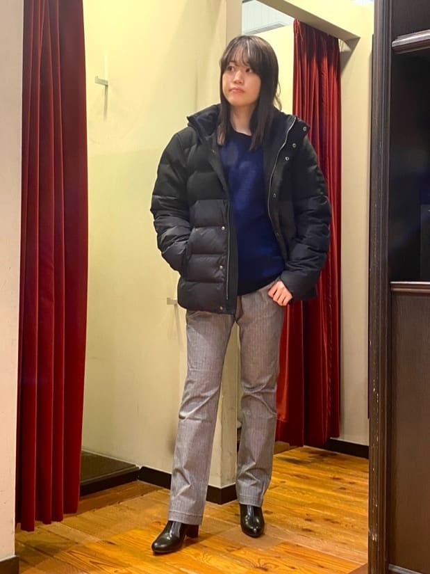 かわぴーさんの「TAKEO KIKUCHI｜【Made in JAPAN】播州織 ヘリンボン ストレート パンツ」を使ったコーディネート