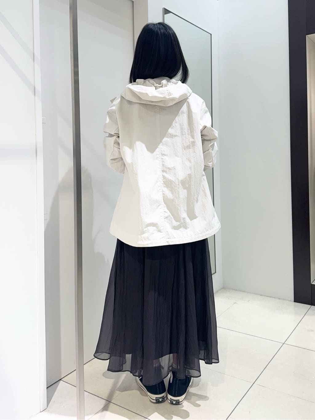 kaoruさんの「UNTITLED｜◆【洗える/オンオフ使える】袖リブスリットストレッチニット」を使ったコーディネート