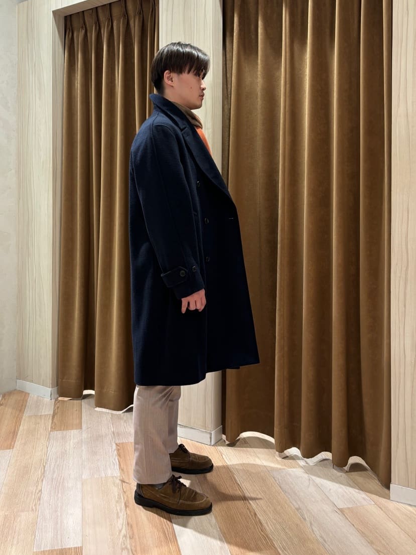 圭哉さんの「TAKEO KIKUCHI｜【Made in JAPAN】播州織 ヘリンボン ストレート パンツ」を使ったコーディネート
