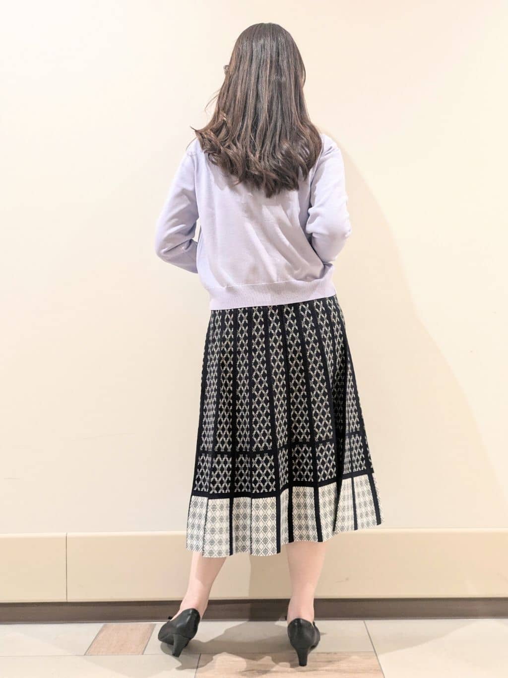 imamiさんの「Reflect｜◆【WEB限定カラーあり／アンサンブル可】比翼仕立てニットカーディガン」を使ったコーディネート