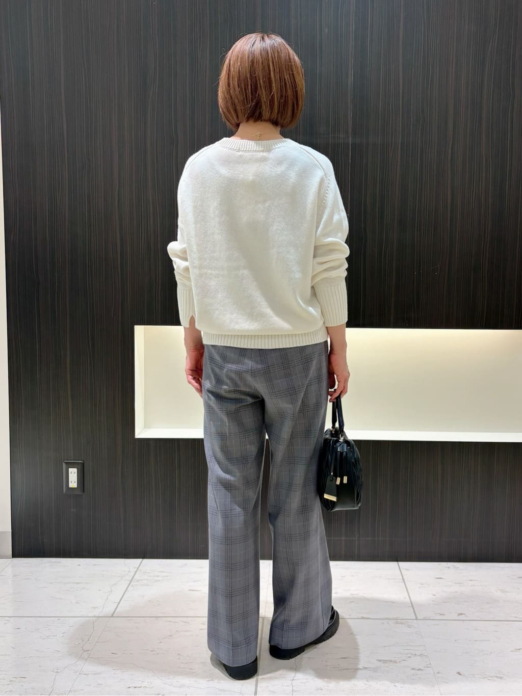 Satoさんの「UNTITLED｜◆【洗える/体型カバー】コットンウールプルオーバーニット」を使ったコーディネート