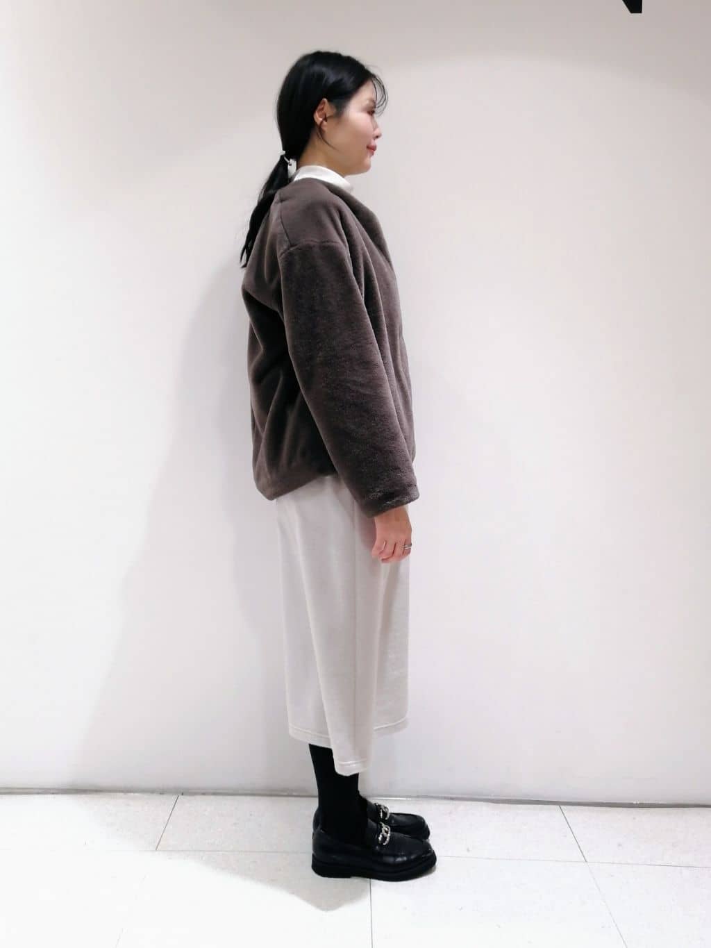 ayanoさんの「INDIVI｜◆ランダム淡水パール2連ネックレス」を使ったコーディネート