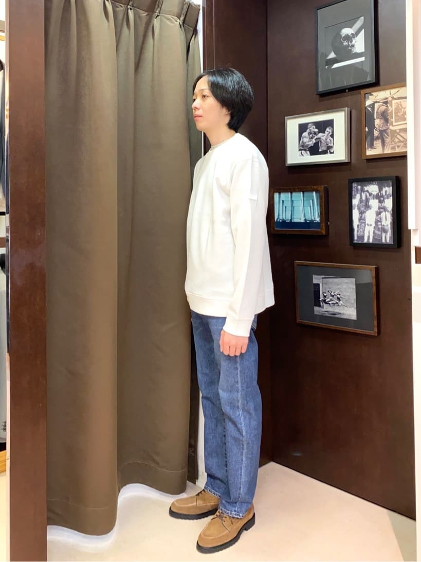 コバヤシさんの「TAKEO KIKUCHI｜【モンスターストレッチ】日本製 ウォッシュド デニムパンツ」を使ったコーディネート