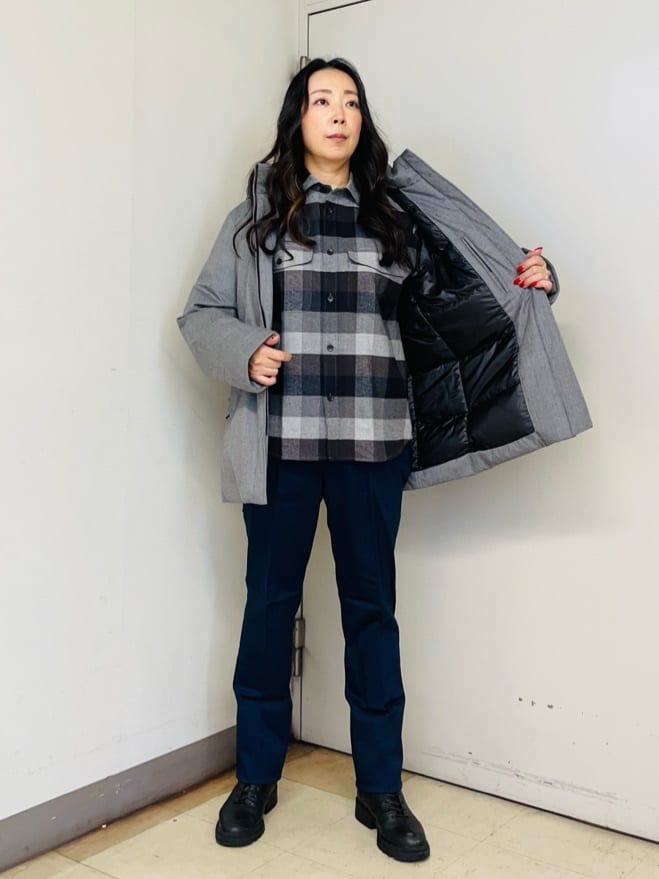 iwさんの「TAKEO KIKUCHI｜【オフィスカジュアル対応】ドレス チノパンツ」を使ったコーディネート